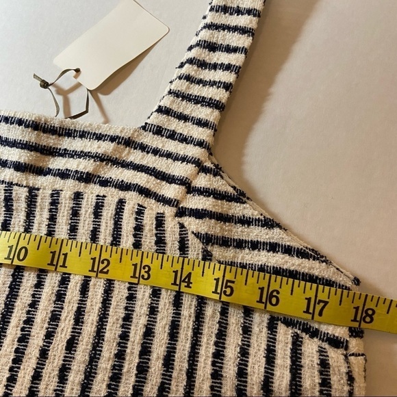 Green Envelope sleeveless striped top, Small - Picture 9 of 9